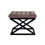 Atelier del Sofa Tabure Capraz Black Brown - slika 1