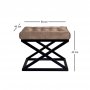 Atelier del Sofa Tabure Capraz Black Brown v2 - slika 2