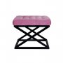 Atelier del Sofa Tabure Capraz Black Fuchsia - slika 1