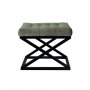 Atelier del Sofa Tabure Capraz Black Green - slika 1
