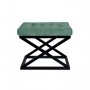Atelier del Sofa Tabure Capraz Black Green v2 - slika 1