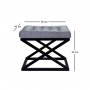 Atelier del Sofa Tabure Capraz Black Grey v2 - slika 2