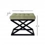 Atelier del Sofa Tabure Capraz Black Light Grey - slika 2