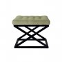Atelier del Sofa Tabure Capraz Black Light Grey - slika 1