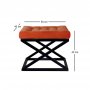 Atelier del Sofa Tabure Capraz Black Orange - slika 2