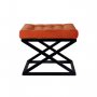 Atelier del Sofa Tabure Capraz Black Orange - slika 1