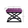 Atelier del Sofa Tabure Capraz Black Purple - slika 2