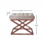 Atelier del Sofa Tabure Capraz Copper Cream - slika 2