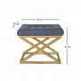 Atelier del Sofa Tabure Capraz Gold - slika 2