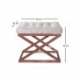 Atelier del Sofa Tabure Capraz Copper White - slika 2