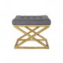 Atelier del Sofa Tabure Capraz Gold Grey - slika 1