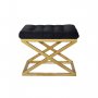 Atelier del Sofa Tabure Capraz Gold Black - slika 1