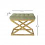 Atelier del Sofa Tabure Capraz Gold Green - slika 2