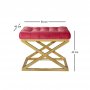 Atelier del Sofa Tabure Capraz Gold Red - slika 2
