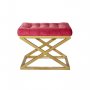 Atelier del Sofa Tabure Capraz Gold Red - slika 1