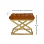 Atelier del Sofa Tabure Capraz Gold Terracota - slika 2