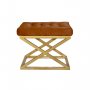 Atelier del Sofa Tabure Capraz Gold Terracota - slika 1