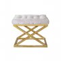 Atelier del Sofa Tabure Capraz Gold White - slika 1