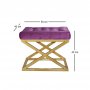 Atelier del Sofa Tabure Capraz GoldPurple - slika 2