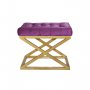 Atelier del Sofa Tabure Capraz GoldPurple - slika 1