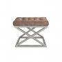 Atelier del Sofa Tabure Capraz Silver Brown - slika 1