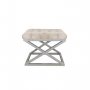 Atelier del Sofa Tabure Capraz Silver Cream - slika 1
