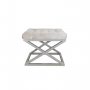 Atelier del Sofa Tabure Capraz Silver Dark White - slika 1
