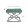 Atelier del Sofa Tabure Capraz Silver Green - slika 2