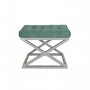 Atelier del Sofa Tabure Capraz Silver Green - slika 1