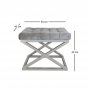 Atelier del Sofa Tabure Capraz Silver Grey - slika 2