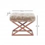 Atelier del Sofa Tabure Capraz Plush Copper - slika 3