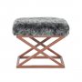 Atelier del Sofa Tabure Capraz Plush Copper Grey - slika 2