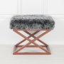 Atelier del Sofa Tabure Capraz Plush Copper Grey - slika 1
