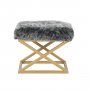 Atelier del Sofa Tabure Capraz Plush Gold Grey - slika 2