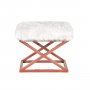 Atelier del Sofa Tabure Capraz Plush Copper White - slika 2