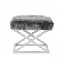 Atelier del Sofa Tabure Capraz Plush Silver Grey - slika 2