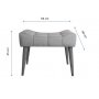 Atelier del Sofa Tabure New Cool Saxe Blue - slika 4
