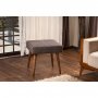 Atelier del Sofa Tabure Urga Anthracite - slika 1