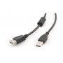 GEMBIRD CCF-USB2-AMAF-6 USB 2.0 A-plug A-socket kabl with ferrite core 1.8m - slika 1