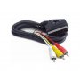 GEMBIRD CCV-519-001 Bidirectional sa prekidacem RCA to SCART audio-video cable, 1.8 m - slika 1