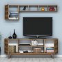 HANAH HOME Set za dnevnu sobu Ayla Walnut - slika 3