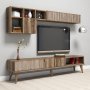 HANAH HOME Set za dnevnu sobu Milan Walnut - slika 2