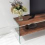 HANAH HOME TV polica Aqua TV Chesnut - slika 3