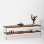 HANAH HOME TV polica Aqua TV Chesnut - slika 4