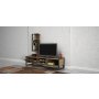 HANAH HOME TV polica Lost Walnut - slika 4