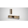 HANAH HOME TV polica Lost Walnut - slika 5