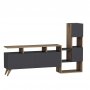 HANAH HOME TV polica Tower Ciragan Anthracite - slika 4