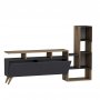 HANAH HOME TV polica Tower Ciragan Anthracite - slika 5