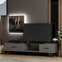 HANAH HOME TV polica Aren Anthracite - slika 3