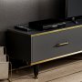 HANAH HOME TV polica Aren Anthracite - slika 4